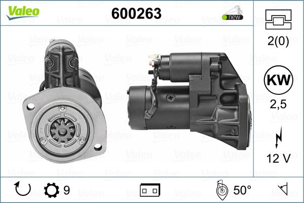 Valeo 600263 - Démarreur cwaw.fr