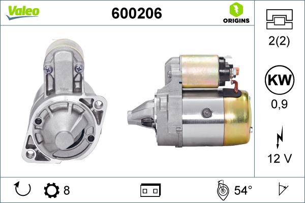 Valeo 600206 - Démarreur cwaw.fr