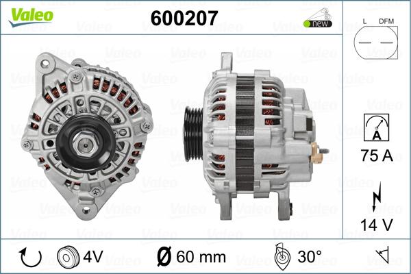 Valeo 600207 - Alternateur cwaw.fr