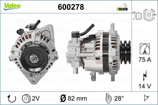 Valeo 600278 - Alternateur cwaw.fr