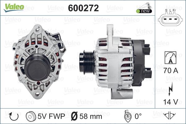 Valeo 600272 - Alternateur cwaw.fr