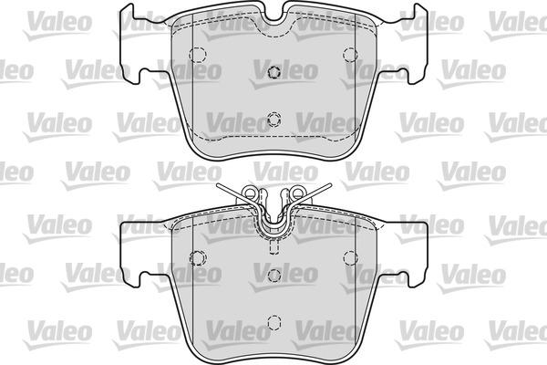 Valeo 601694 - Kit de plaquettes de frein, frein à disque cwaw.fr