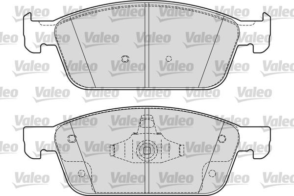 Valeo 601696 - Kit de plaquettes de frein, frein à disque cwaw.fr