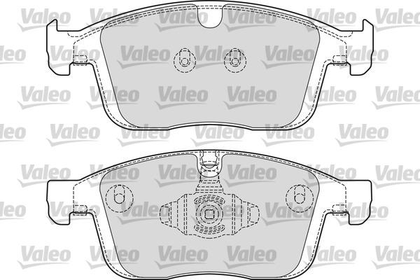 Valeo 601689 - Kit de plaquettes de frein, frein à disque cwaw.fr