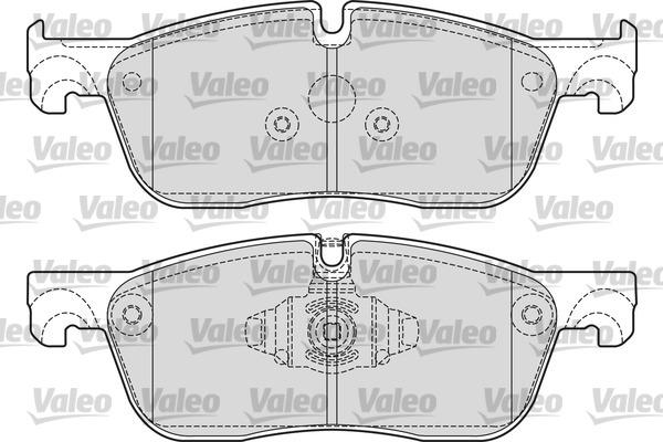 Valeo 601676 - Kit de plaquettes de frein, frein à disque cwaw.fr