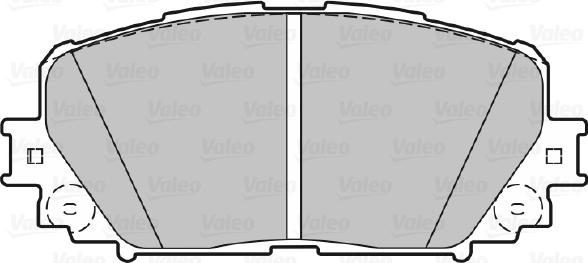 Valeo 601052 - Kit de plaquettes de frein, frein à disque cwaw.fr