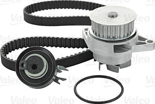 Valeo 614595 - Pompe à eau + kit de courroie de distribution cwaw.fr