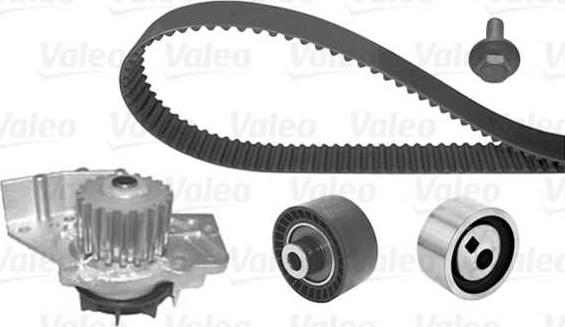 Valeo 614560 - Pompe à eau + kit de courroie de distribution cwaw.fr