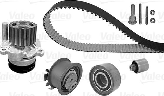 Valeo 614563 - Pompe à eau + kit de courroie de distribution cwaw.fr