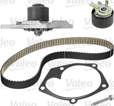 Valeo 614506 - Pompe à eau + kit de courroie de distribution cwaw.fr