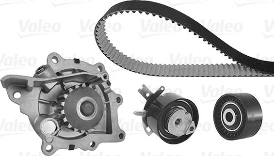 Valeo 614588 - Pompe à eau + kit de courroie de distribution cwaw.fr