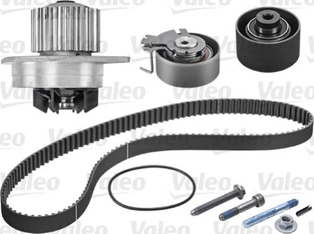 Valeo 614528 - Pompe à eau + kit de courroie de distribution cwaw.fr