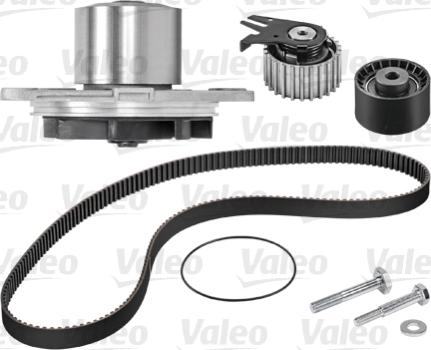 Valeo 614522 - Pompe à eau + kit de courroie de distribution cwaw.fr