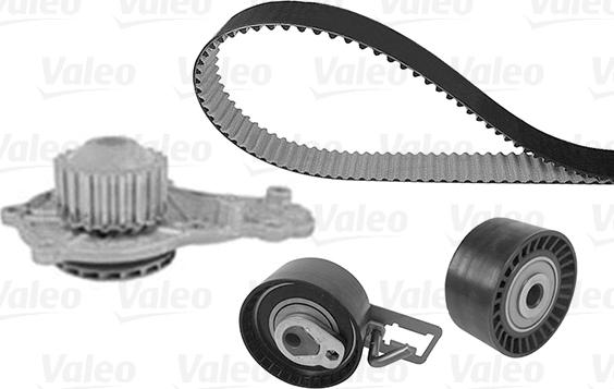 Valeo 614574 - Pompe à eau + kit de courroie de distribution cwaw.fr