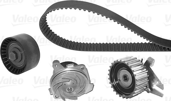 Valeo 614644 - Pompe à eau + kit de courroie de distribution cwaw.fr