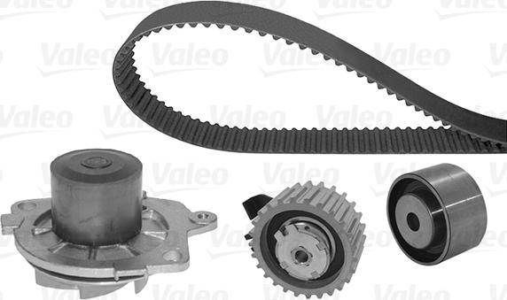 Valeo 614654 - Pompe à eau + kit de courroie de distribution cwaw.fr