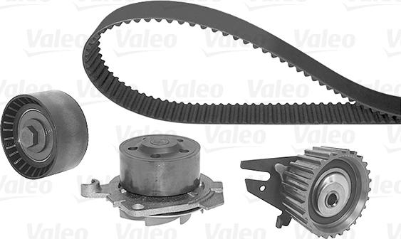 Valeo 614650 - Pompe à eau + kit de courroie de distribution cwaw.fr