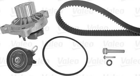 Valeo 614669 - Pompe à eau + kit de courroie de distribution cwaw.fr