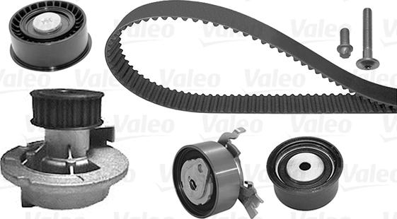 Valeo 614663 - Pompe à eau + kit de courroie de distribution cwaw.fr