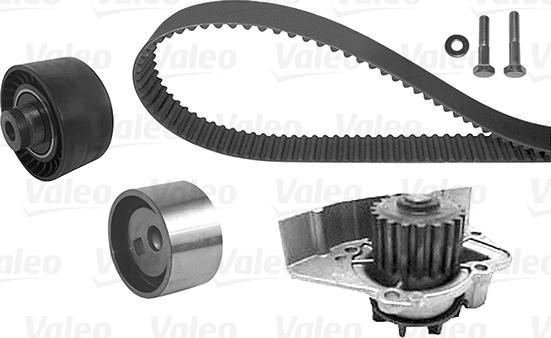 Valeo 614662 - Pompe à eau + kit de courroie de distribution cwaw.fr