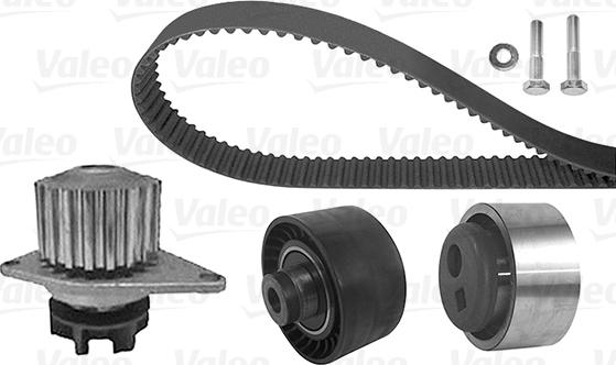 Valeo 614680 - Pompe à eau + kit de courroie de distribution cwaw.fr