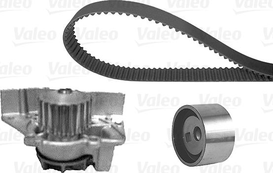 Valeo 614681 - Pompe à eau + kit de courroie de distribution cwaw.fr