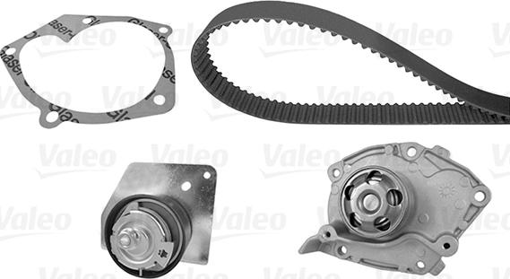 Valeo 614688 - Pompe à eau + kit de courroie de distribution cwaw.fr