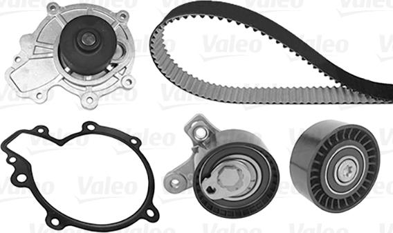 Valeo 614634 - Pompe à eau + kit de courroie de distribution cwaw.fr