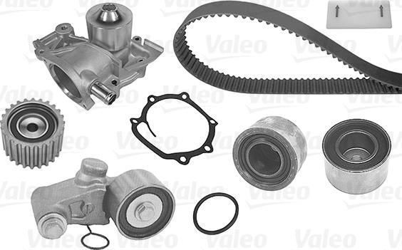 Valeo 614637 - Pompe à eau + kit de courroie de distribution cwaw.fr