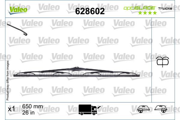 Valeo 628602 - Balai d'essuie-glace cwaw.fr