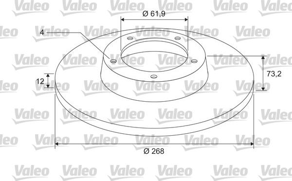 Valeo 675409 - Disque de frein cwaw.fr