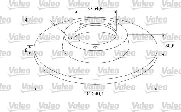 Valeo 675403 - Disque de frein cwaw.fr