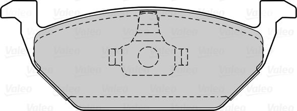 Valeo 670332 - Kit de plaquettes de frein, frein à disque cwaw.fr