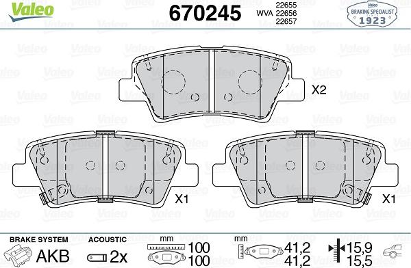 BENDIX 511406 - Kit de plaquettes de frein, frein à disque cwaw.fr