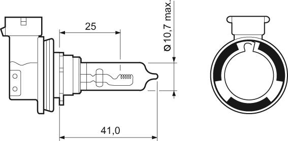 Valeo 032011 - Ampoule, projecteur longue portée cwaw.fr