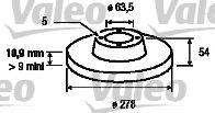 Valeo 197013 - Disque de frein cwaw.fr