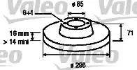 Valeo 197030 - Disque de frein cwaw.fr