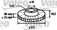 Valeo 197170 - Disque de frein cwaw.fr