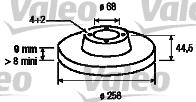 Valeo 186564 - Disque de frein cwaw.fr