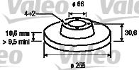 Valeo 186567 - Disque de frein cwaw.fr