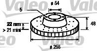 Valeo 186509 - Disque de frein cwaw.fr