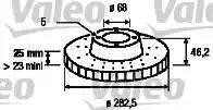 Valeo 186583 - Disque de frein cwaw.fr