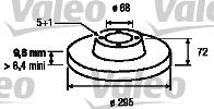 Valeo 186528 - Disque de frein cwaw.fr