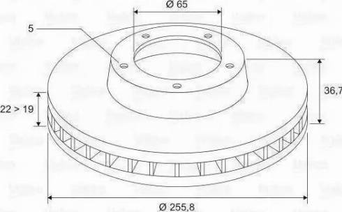 BOSCH 986478853 - Disque de frein cwaw.fr