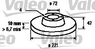 Valeo 186160 - Disque de frein cwaw.fr