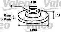 Valeo 186840 - Disque de frein cwaw.fr