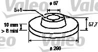 Valeo 186858 - Disque de frein cwaw.fr