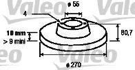 Valeo 186853 - Disque de frein cwaw.fr