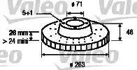 Valeo 186303 - Disque de frein cwaw.fr