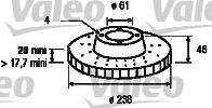 Valeo 186213 - Disque de frein cwaw.fr